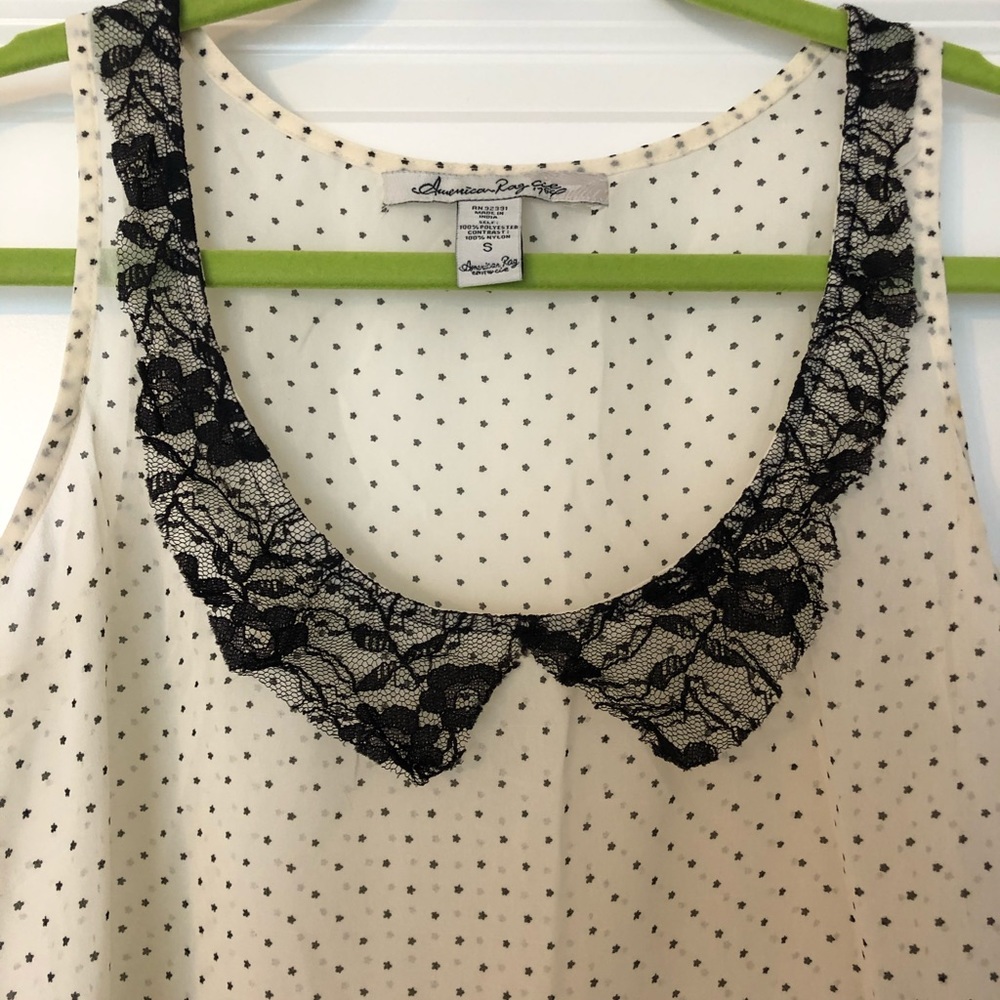 Sheer pattern tank top!